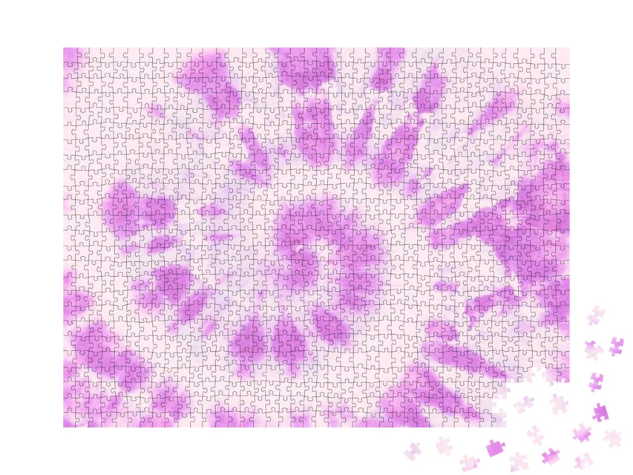 Elegant Tye Die Spiral. Love Funky Pattern. Delicate Wate... Jigsaw Puzzle with 1000 pieces