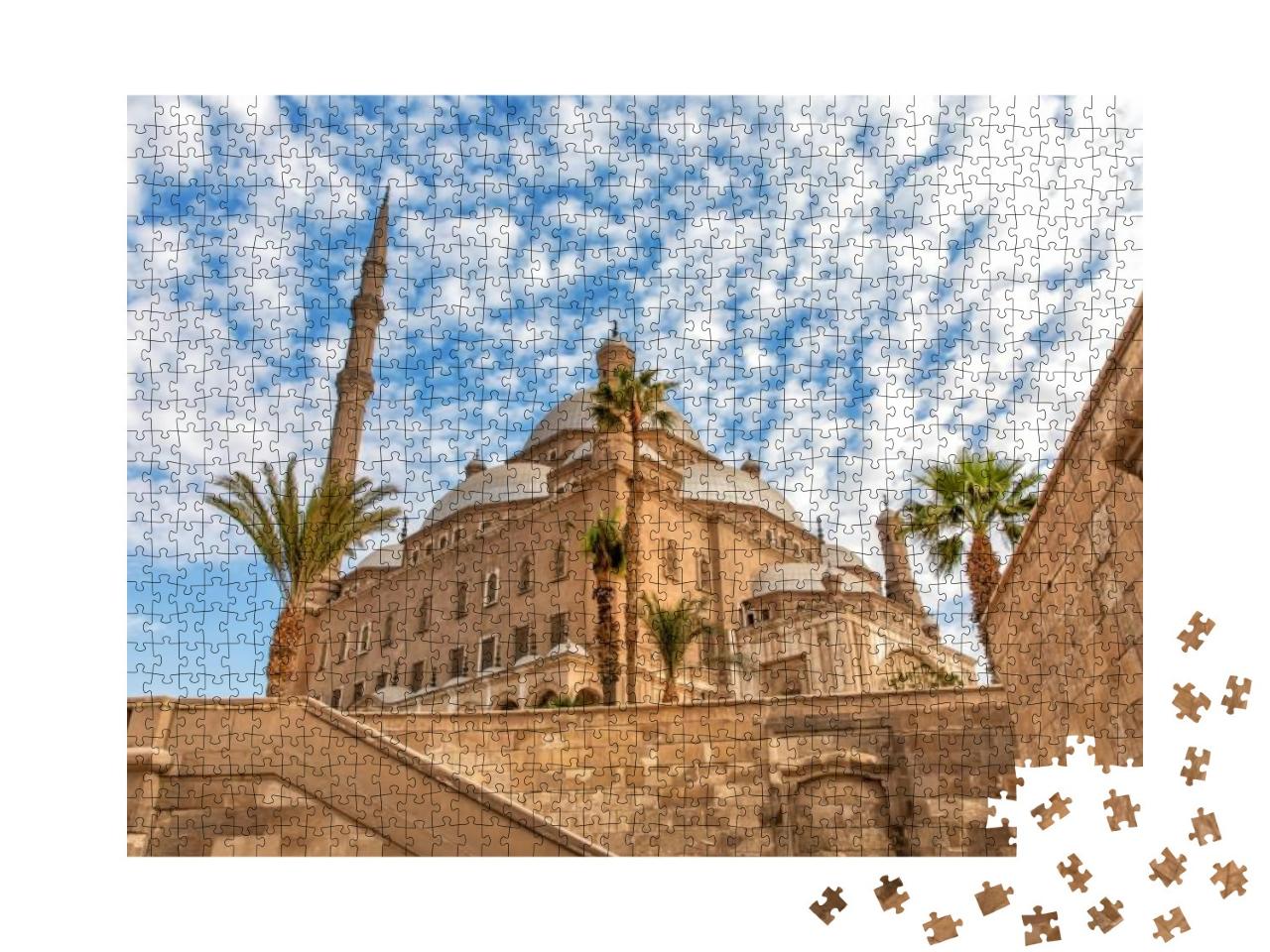 The Great Mosque of Muhammad Ali Pasha, View from the Cit... Jigsaw Puzzle with 1000 pieces