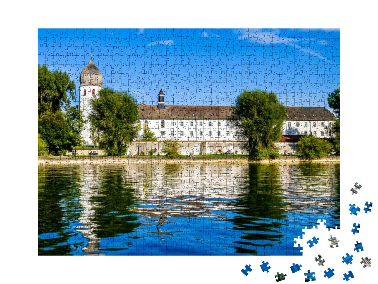 Famous Fraueninsel At the Chiemsee Lake - Bavaria - Germa... Jigsaw Puzzle with 1000 pieces