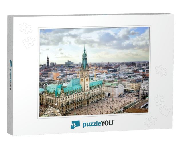 Hamburg City Hall, Germany... Jigsaw Puzzle