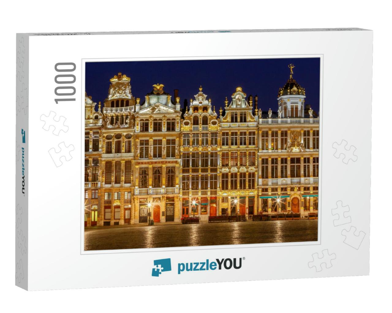 Brussels. Grand Place Square... Jigsaw Puzzle with 1000 pieces