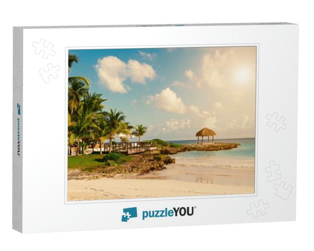 Tropical Paradise. Dominican Republic, Seychelles, Caribb... Jigsaw Puzzle