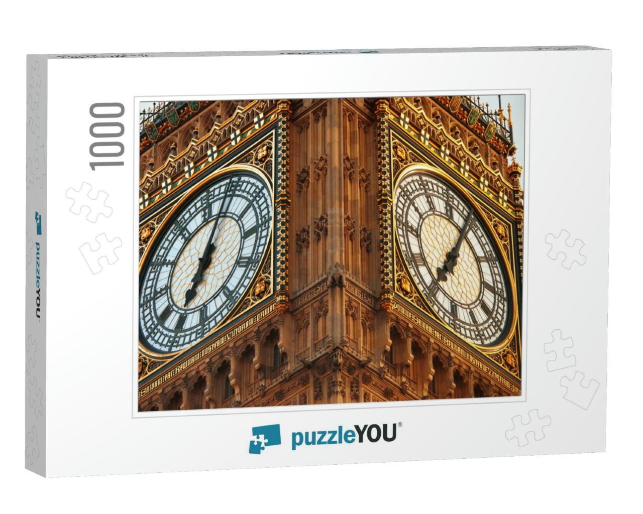 Close Up of Big Ben in London... Jigsaw Puzzle with 1000 pieces