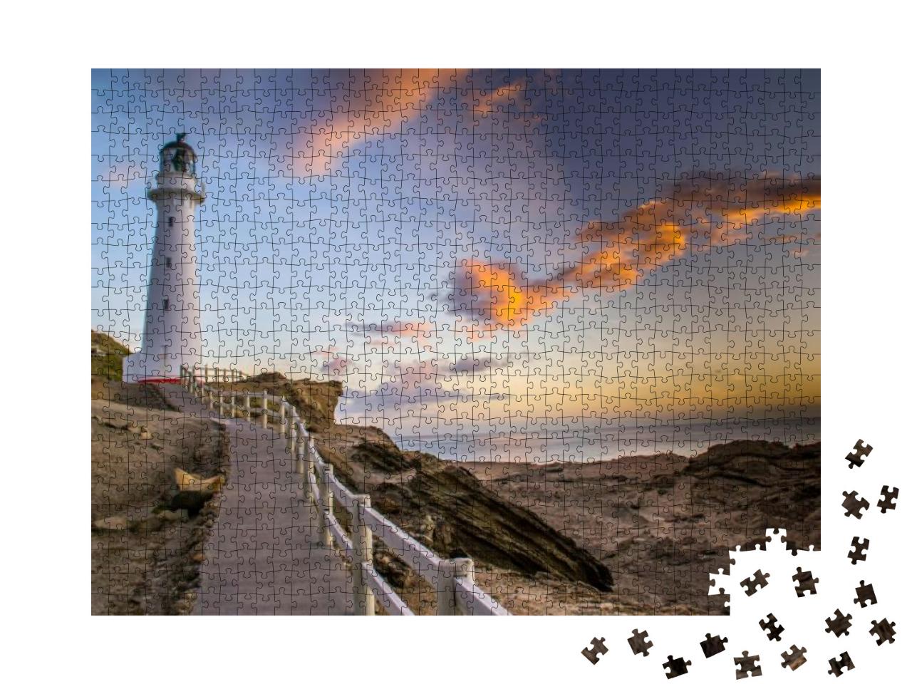 Panoramic Scenic Landscape View of the Castlepoint Lighth... Jigsaw Puzzle with 1000 pieces