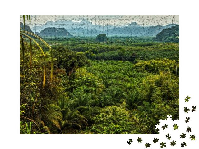 Thailand Rain Forest Landscape... Jigsaw Puzzle with 1000 pieces