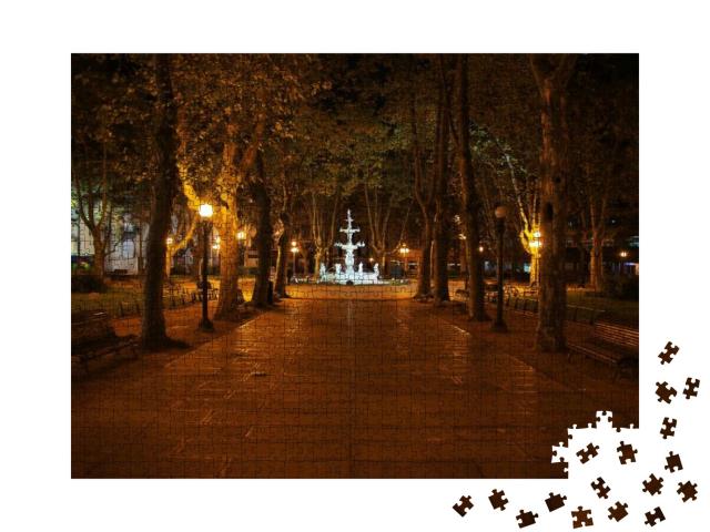 The Fountain in Montevideo, Uruguay... Jigsaw Puzzle with 1000 pieces