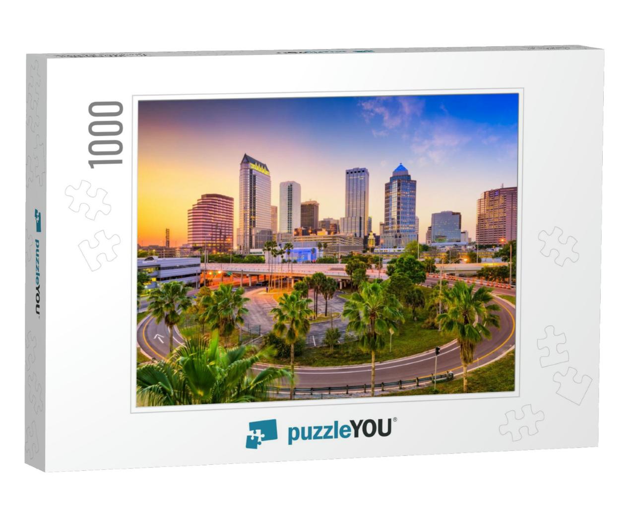 Tampa, Florida, USA Downtown Skyline... Jigsaw Puzzle with 1000 pieces
