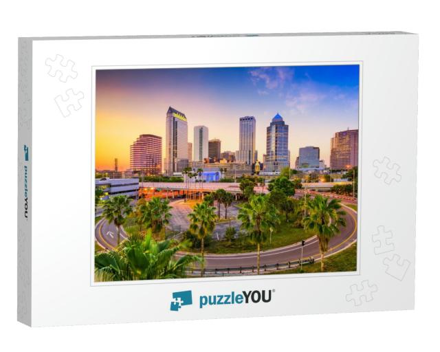 Tampa, Florida, USA Downtown Skyline... Jigsaw Puzzle