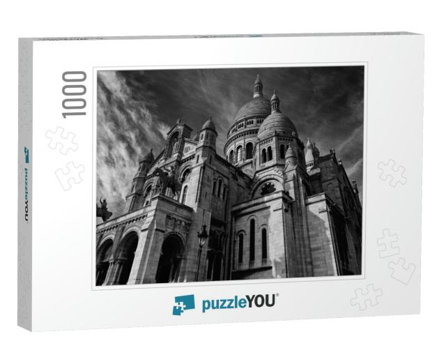 Monochrome Scenic & Dramatic Outdoor Architectural Image... Jigsaw Puzzle with 1000 pieces
