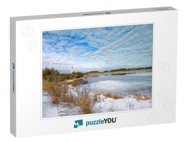 Cape May Lighthouse in Winter... Jigsaw Puzzle