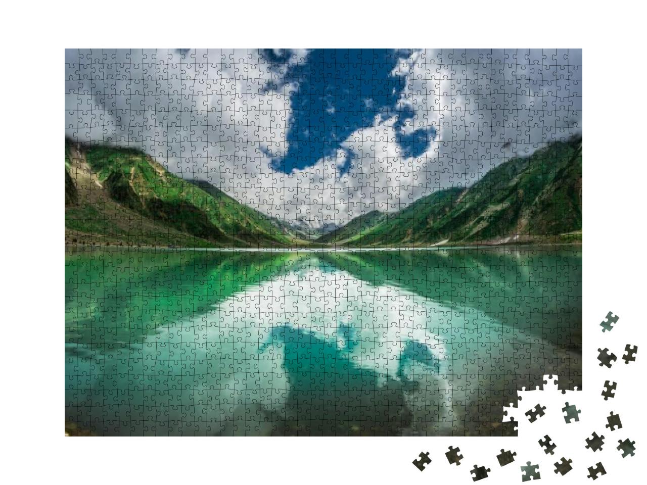 Lake Saiful Muluk, Kaghan Valley, Pakistan, At an Altitud... Jigsaw Puzzle with 1000 pieces
