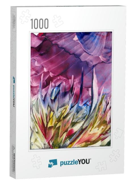 Abstract Flower... Jigsaw Puzzle with 1000 pieces