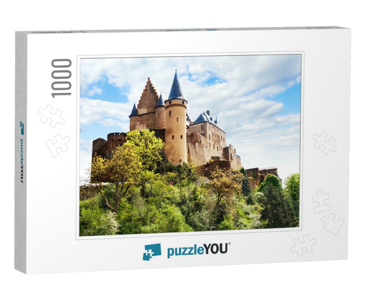 Vianden Castle Fortifications, Luxembourg... Jigsaw Puzzle with 1000 pieces