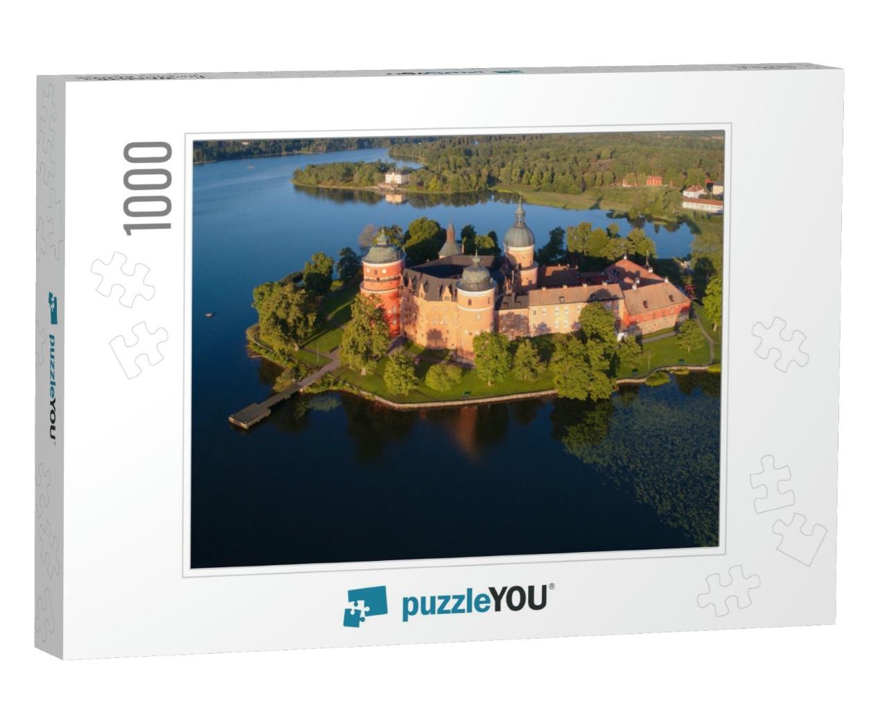 Aerial View of the 16th Century Gripsholm Castle & Lake M... Jigsaw Puzzle with 1000 pieces