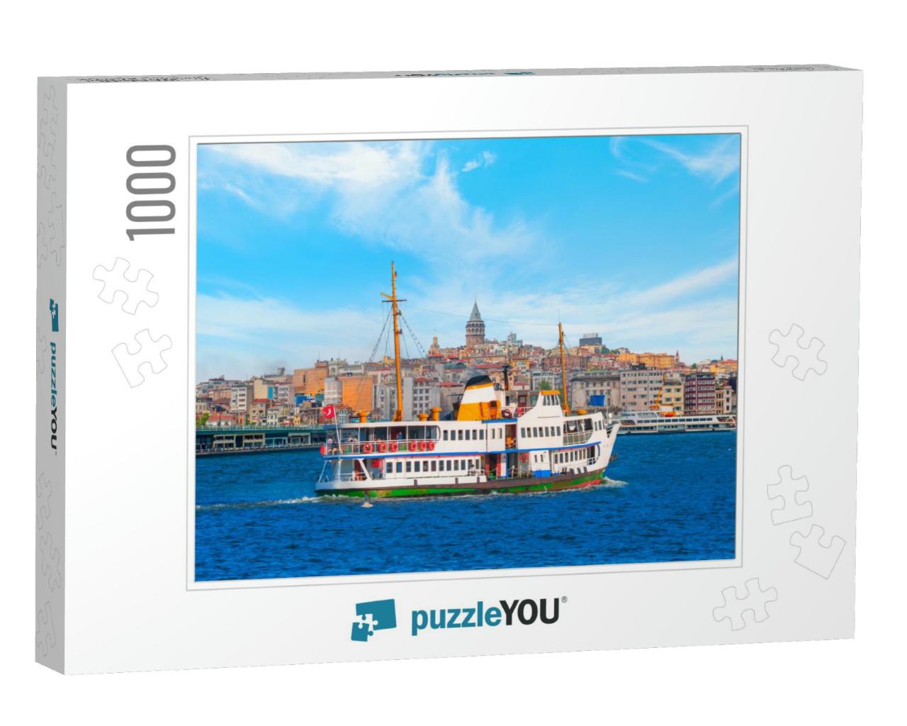 Sea Voyage with Old Ferry Steamboat in the Bosporus - Dol... Jigsaw Puzzle with 1000 pieces