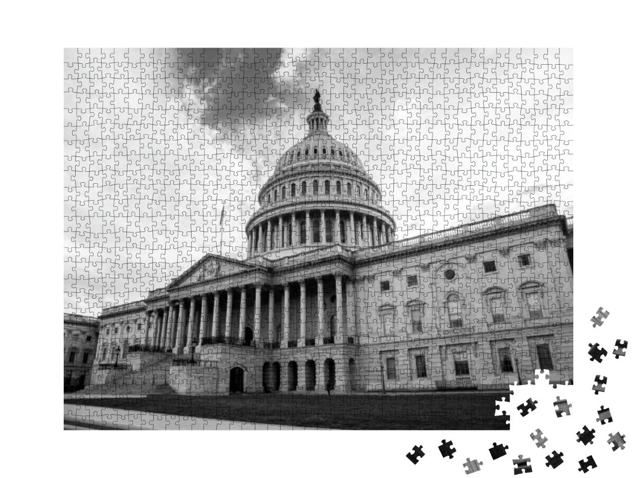 Capital Hill Building Washington Dc... Jigsaw Puzzle with 1000 pieces