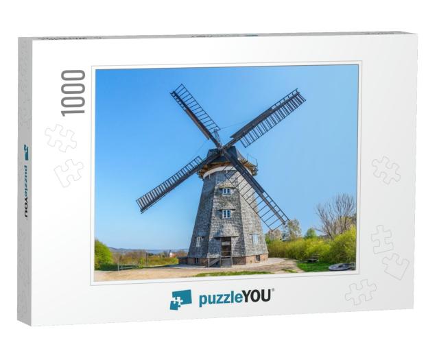 The Dutch Windmill in Benz on the Island of Usedom, Meckl... Jigsaw Puzzle with 1000 pieces