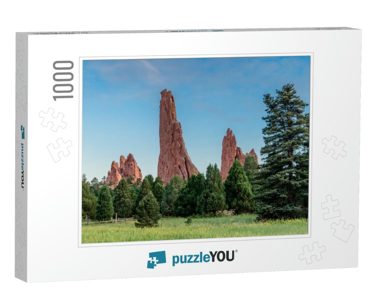 Garden of the Gods in Colorado... Jigsaw Puzzle with 1000 pieces