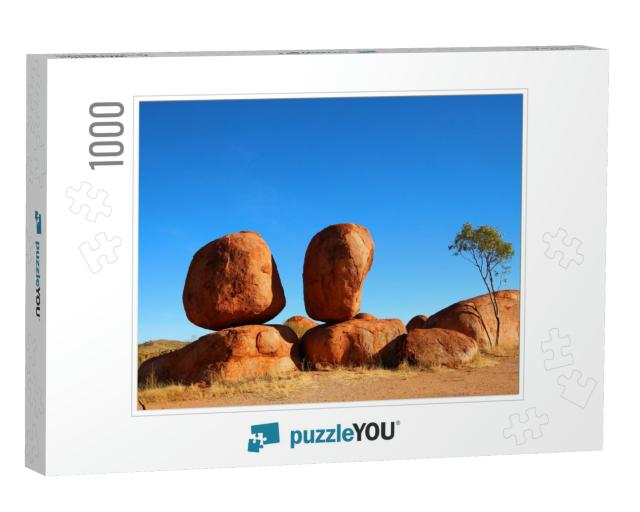 Devils Marbles, Australian Outback... Jigsaw Puzzle with 1000 pieces