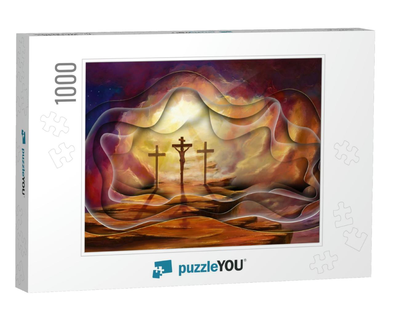 The Only Way to Heaven. the Path. 3D... Jigsaw Puzzle with 1000 pieces