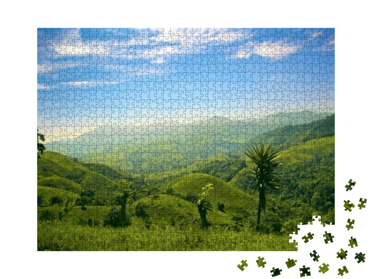 Hills & Mountains in Costa Rica... Jigsaw Puzzle with 1000 pieces