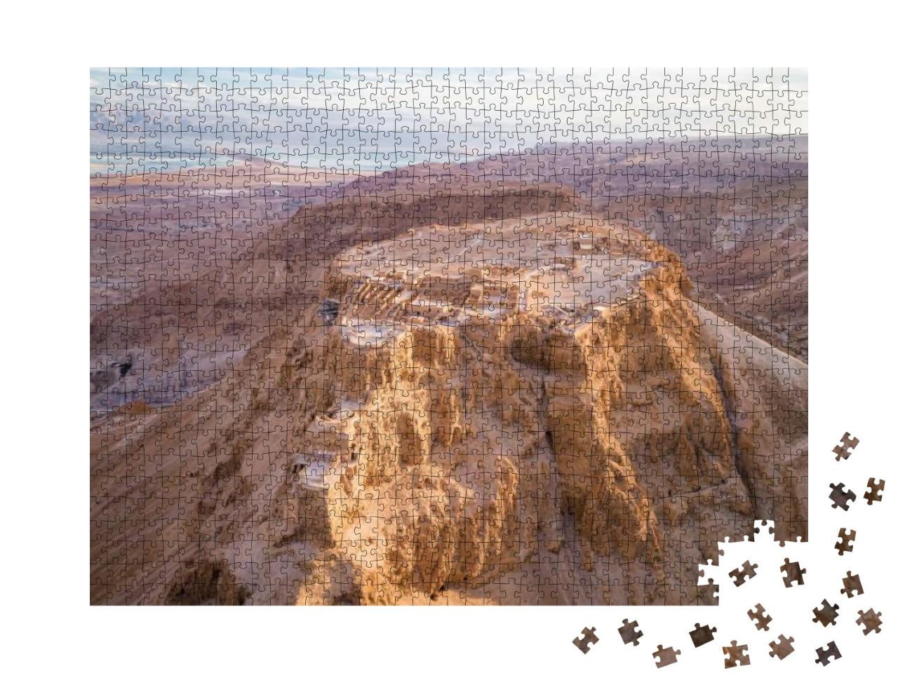 Masada. the Ancient Fortification in the Southern Distric... Jigsaw Puzzle with 1000 pieces