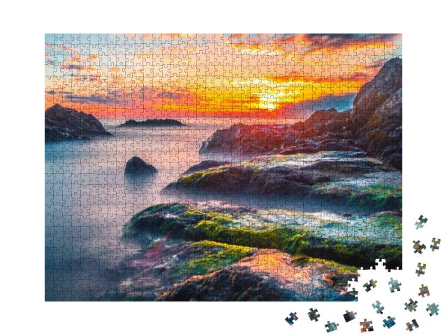 Beautiful Seascape, Annaba, Algeria... Jigsaw Puzzle with 1000 pieces