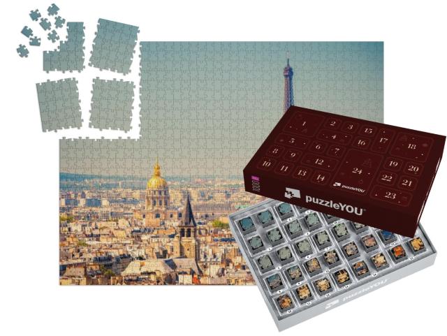 View on Eiffel Tower, Paris, France... | Advent Calendar Jigsaw Puzzle