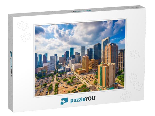 Houston, Texas, USA Downtown City Skyline... Jigsaw Puzzle