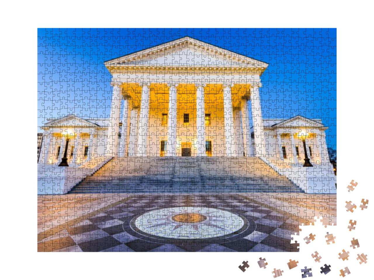 Virginia State Capitol in Richmond, Virginia, Usa... Jigsaw Puzzle with 1000 pieces