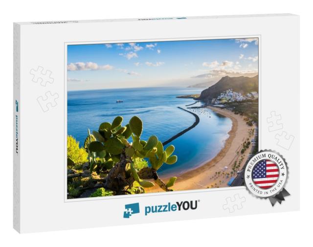 Amazing View of Beach Las Teresitas with Yellow Sand. Loc... Jigsaw Puzzle