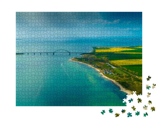 Aerial View of the Island of Fehmarn... Jigsaw Puzzle with 1000 pieces