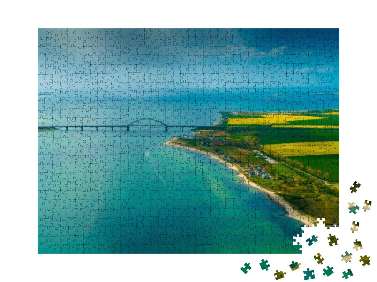 Aerial View of the Island of Fehmarn... Jigsaw Puzzle with 1000 pieces