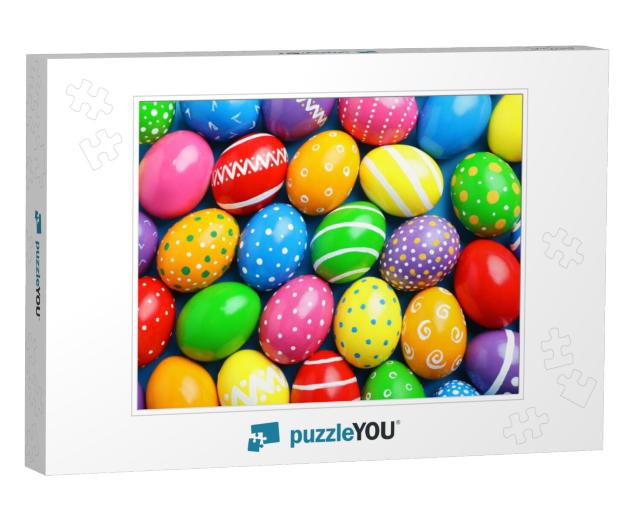 Wonderful Colorful Easter Eggs Jigsaw Puzzle