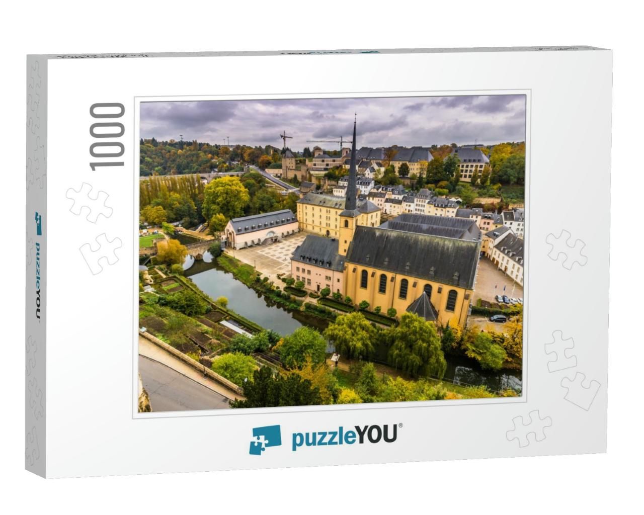 Shot of the Neumunster Abbey in Luxembourg City, Luxembou... Jigsaw Puzzle with 1000 pieces