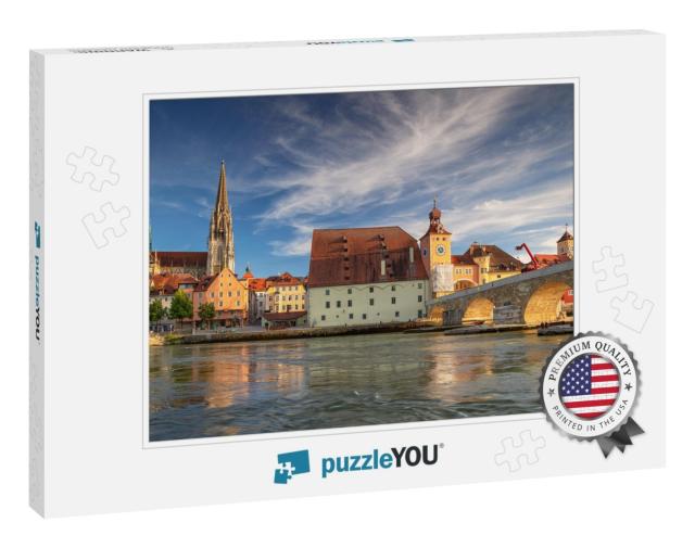 Regensburg, Germany. Panoramic Cityscape Image of Regensb... Jigsaw Puzzle