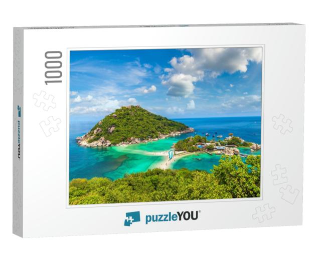 Nang Yuan Island, Koh Tao, Thailand in a Summer Day... Jigsaw Puzzle with 1000 pieces