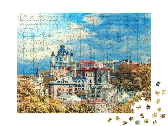 Kiev. Ukraine. Sophia of Kiev... Jigsaw Puzzle with 1000 pieces