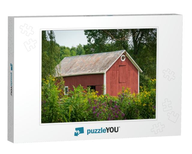 Historic Farm Buildings At Ohio's Only National Park, Cuy... Jigsaw Puzzle