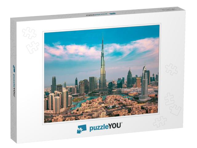 Dubai - Amazing City Center Skyline with Luxury Skyscrape... Jigsaw Puzzle