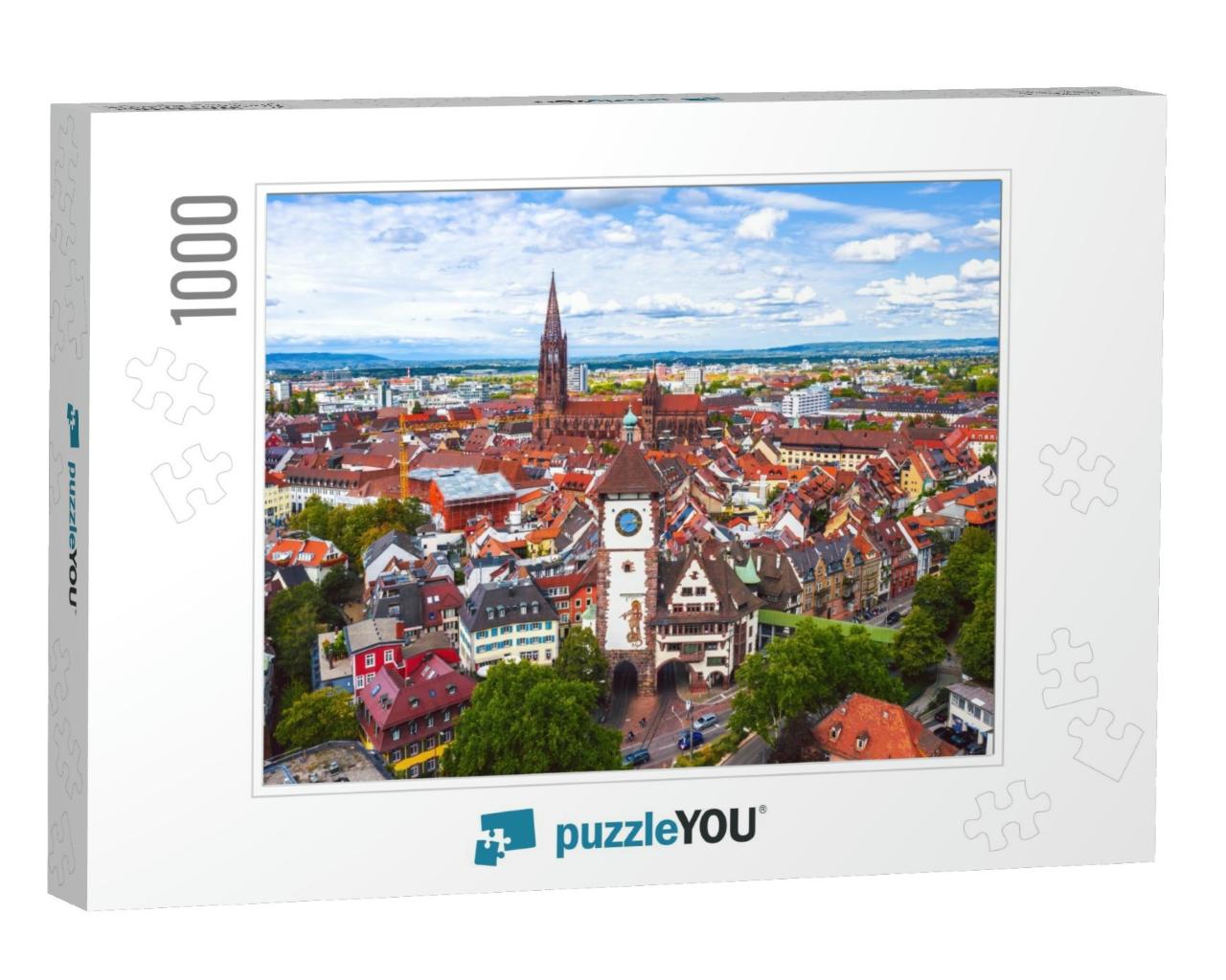 View Over Freiburg in Breisgau, Germany... Jigsaw Puzzle with 1000 pieces