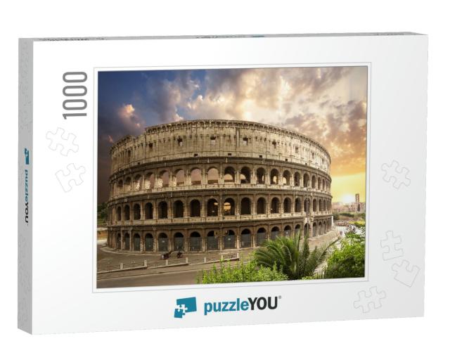 Coliseum. Rome. Italy... Jigsaw Puzzle with 1000 pieces