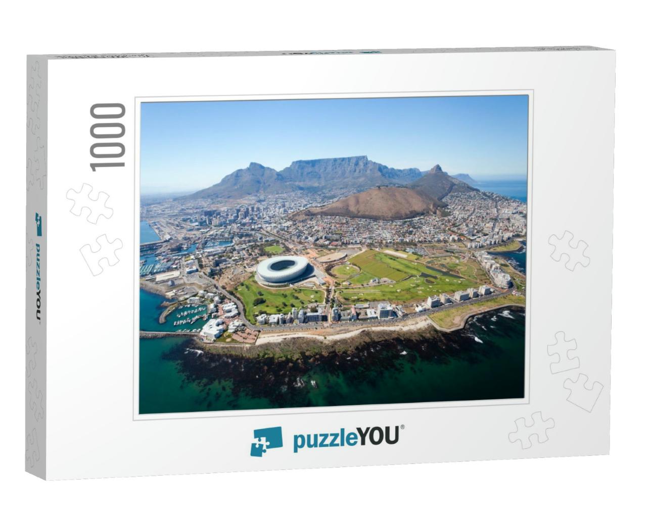 Overall Aerial View of Cape Town, South Africa... Jigsaw Puzzle with 1000 pieces