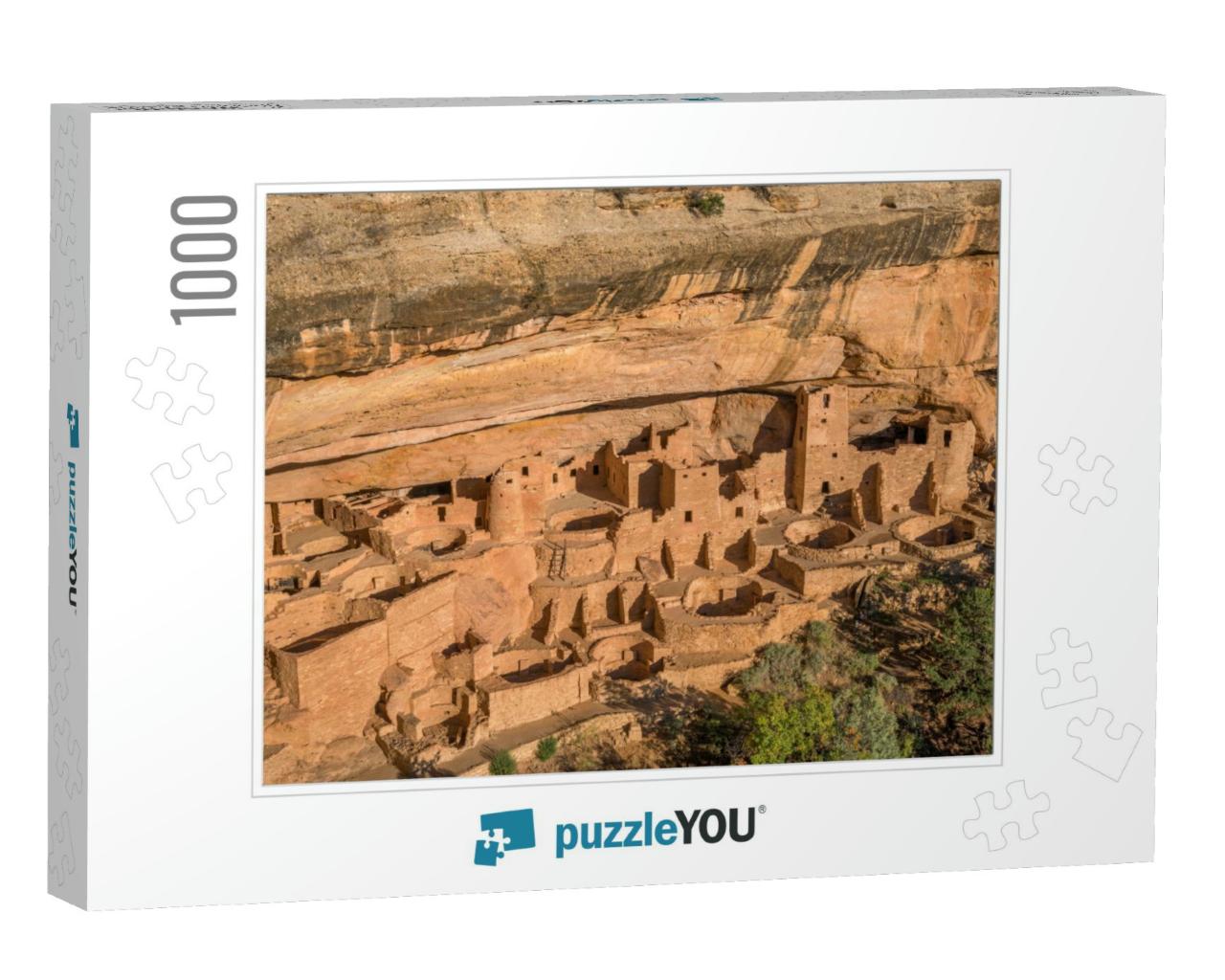Usa, Colorado. Mesa Verde National Park. Cliff Palace, th... Jigsaw Puzzle with 1000 pieces