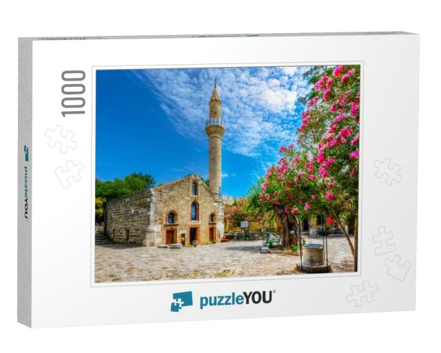 Kizilhisarli Mustafa Pasa Mosque in Bodrum Castle, Turkey... Jigsaw Puzzle with 1000 pieces