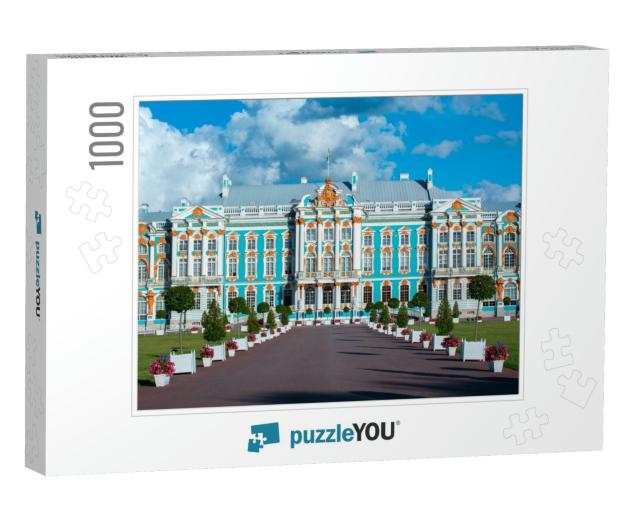 Catherine Palace in Tsarskoe Selo Pushkin, Saint Petersbu... Jigsaw Puzzle with 1000 pieces