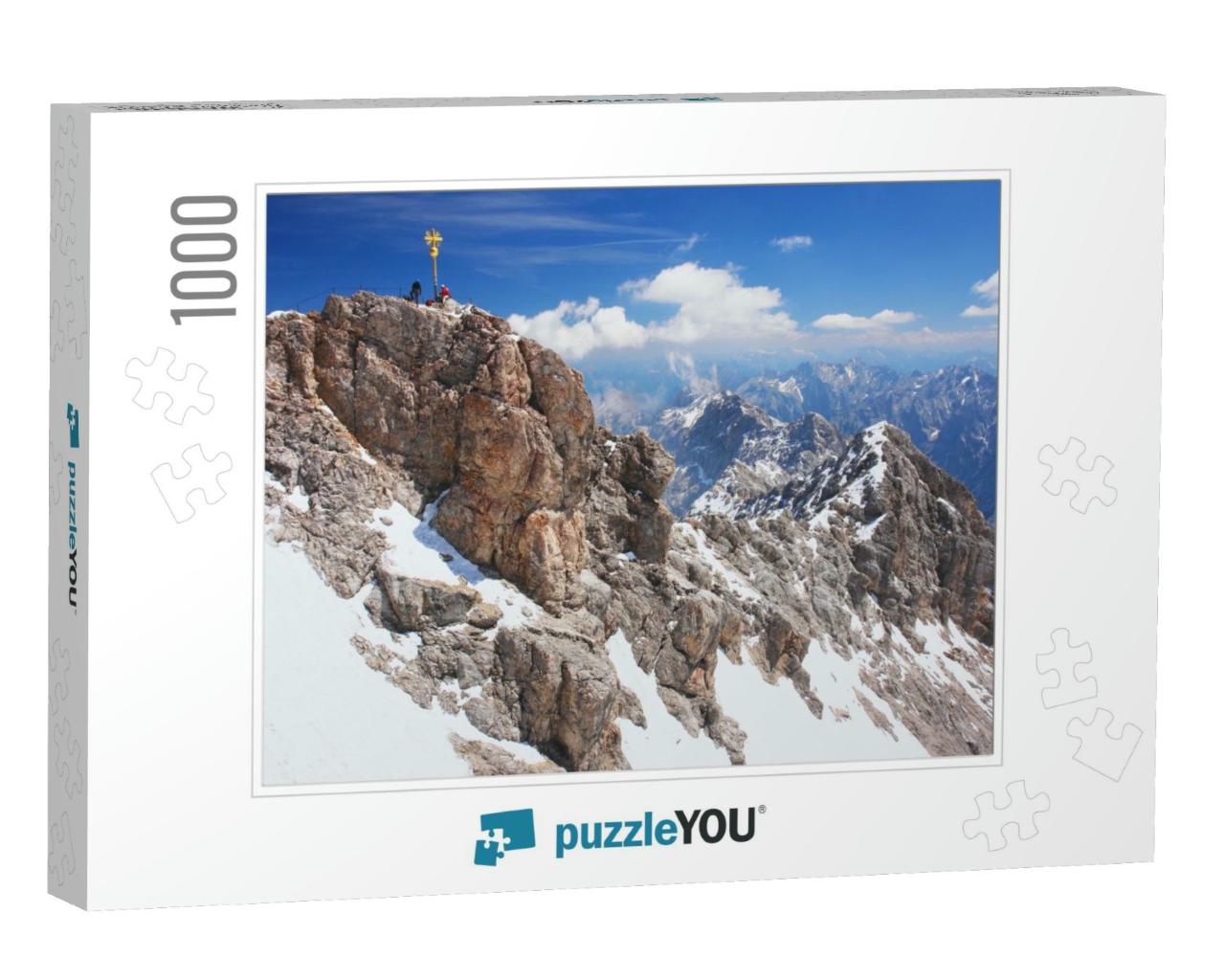 Zugspitze, the Highest Peak in the German Alps... Jigsaw Puzzle with 1000 pieces