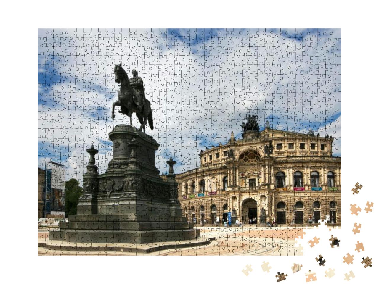 Dresden, Germany - August 4, 2017 Zwinger is the Citadel... Jigsaw Puzzle with 1000 pieces