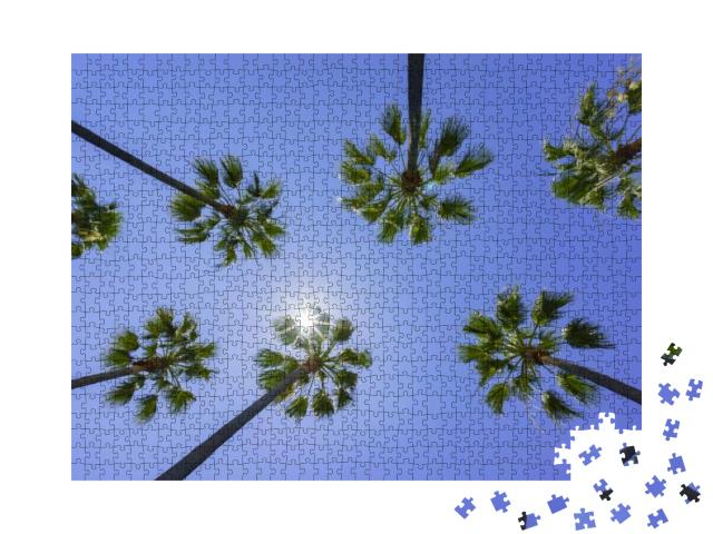 Beautiful Scene Around Rainbow Harbor, Long Beach, Califo... Jigsaw Puzzle with 1000 pieces