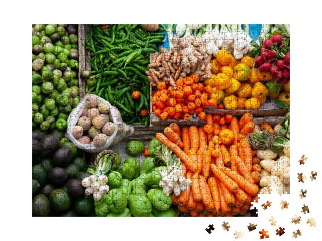 Different Types of Vegetables Originating from Mexico... Jigsaw Puzzle with 1000 pieces